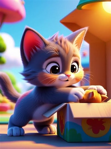 🐱 Funny and Cute Kittens Helping Their Friends | 3D Pixar Kids Cartoon Short
