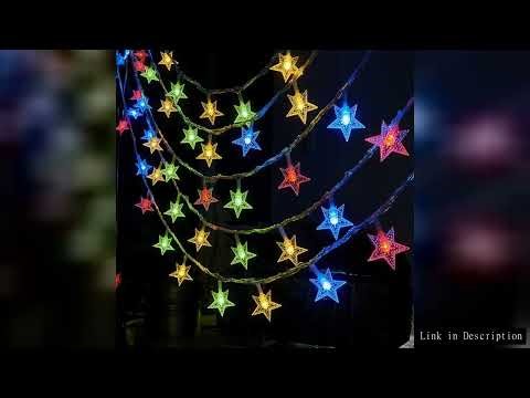 1.5m/3m/6m/10m LED Star String Lights Christmas Garland Battery box Powered Wedding Party Curtain St