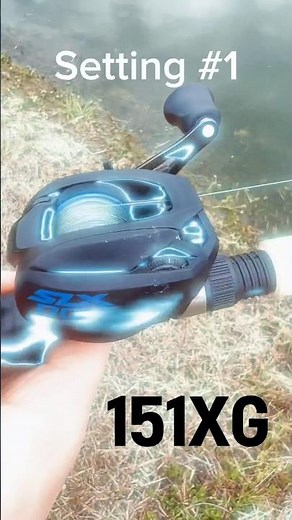 SHIMANO SLX DC! Testing setting #1….