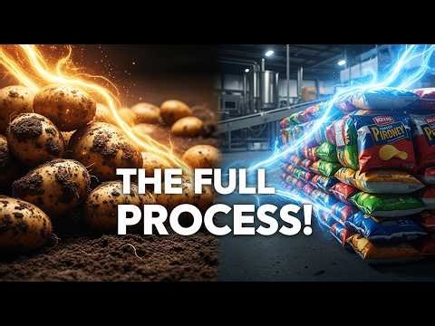 How Potato Chips Are Made — Inside a High-Speed Snack Factory Production Line