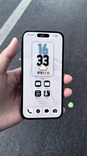 Ultra-Clean Minimalist iOS26 Setup| Aesthetic iPhone Wallpaper & Home Screen Ideas#iphone