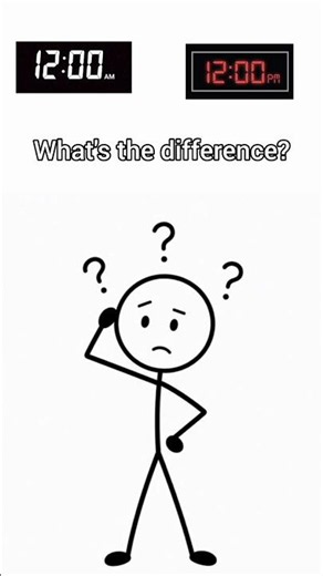 AM vs PM: What's the Difference? ⏰#Shorts #TimeFacts #AMvsPM #DidYouKnow