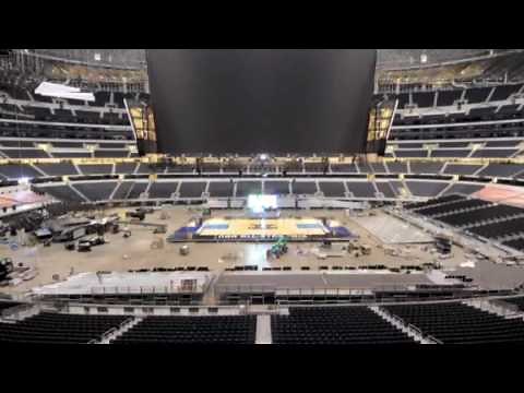 Cowboys Stadium Basketball Time-Lapse