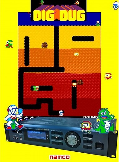 ディグダグ DIG DUG for INTEGRA-7 Roland #Shorts