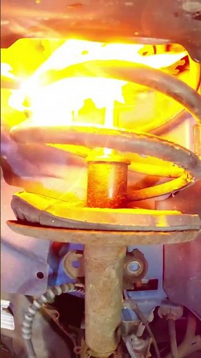 Removing Coil Springs with Heat 🔥 Quick Tip! #Shorts