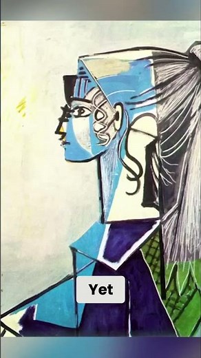 Picasso's Pure Portraits: Sylvette's Innocence Revealed! #shorts