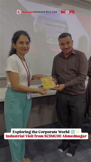 Industrial visit for students from Shri Chhatrapati Shivaji Maharaj College of Engineering, Anagar.