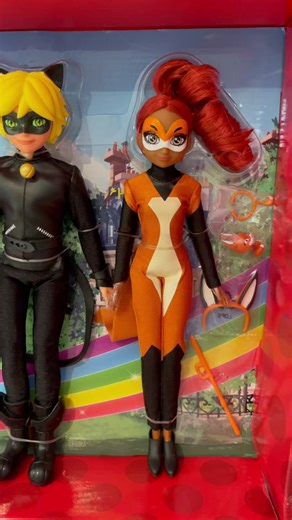 Stunning Miraculous Ladybug Doll Set featuring Queen Bee and Rena Rouge
