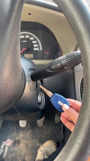 Exploring Car Dashboard Features with Blue Key