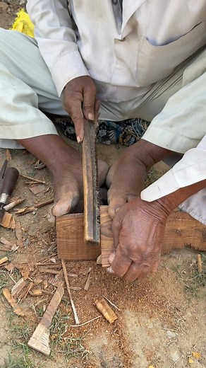 255K views · 2.1K reactions | Amazing Impossible Technique Process Making by illiterate 90 year old poor baba Wooden Comb ❤️易 | World Collection | Facebook