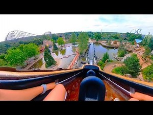 Expedition Zork (Toverland) - ONRIDE - log flume water ride POV