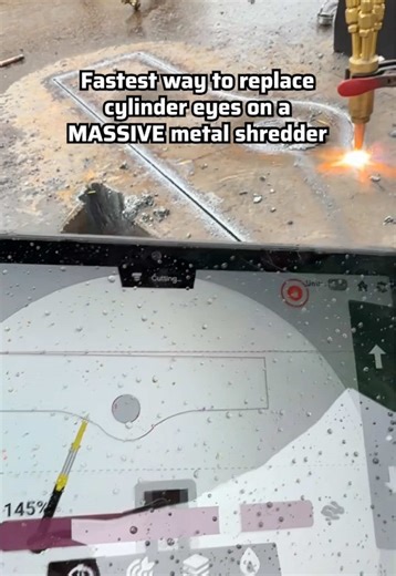 DCC Metal Recycling Shredder Repair Job Video