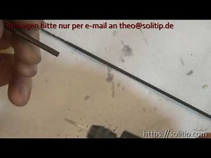1915 - Repair of a broken Rodtip with a solid graphite tip. Part 1 DIY Tutorial