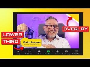 SUPER-EASY! Add lower thirds and overlay graphics to Zoom with Camo (NO OBS, NO ECAMM)