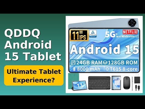REVIEW (2025): QDDQ Android 15 Tablet. Features.