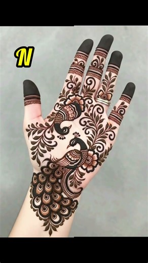 Beautiful mehndi design 💓 Simple mehndi design|mehndi design simple| aesthetic mehndi design#mehndi