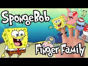SpongeBob SquarePants Finger Family Song | Sponge bob Characters | Preschool Learning Kids Cartoon