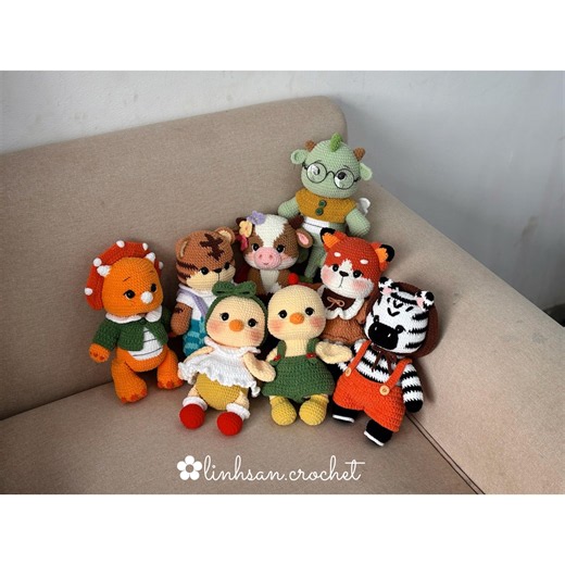 Spring Animal 2 – Crochet Pattern Combo (english PDF) - Etsy