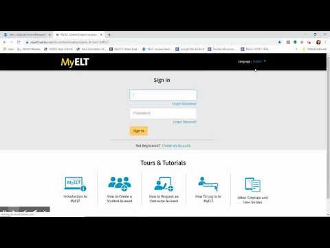 HOW TO...Sign up a Student with Content Code (myelt)