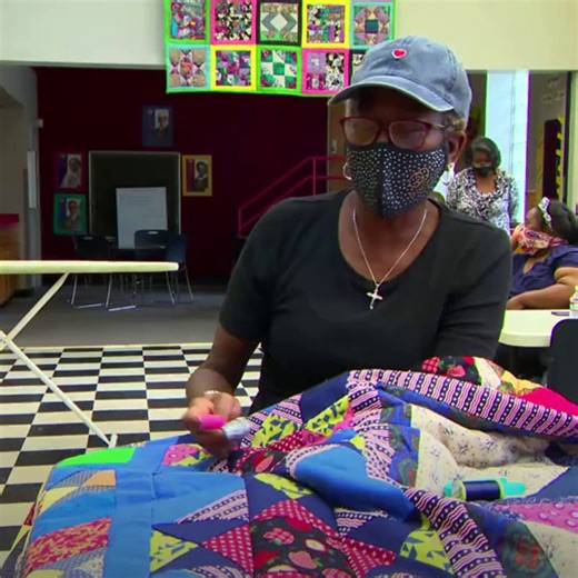 “It’s a lot of love in this and a lot of imperfection in this”: Technology and a lack of interest from younger generations may be putting the future of quilting at risk. The beloved American tradition is still held near and dear by a group of quilters in Tutwiler, Mississippi, who say handmade products are special. https://cbsn.ws/3Hl7ojz | CBS Mornings