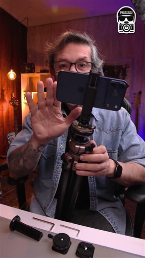 Trípode para móvil de fibra de carbono #pionerofoto #fotografia