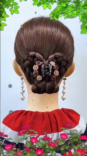 🎀 Stunning DIY Braided Butterfly Bun Tutorial | Easy Everyday Hairstyle