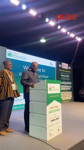 The Hon.Minister of Food and Agriculture addressing the future of Ghana’s agricultural sector. #featuredpost #PulseEvents #WAAS2025 #AgriRising #westafricagrishow | Pulse Ghana
