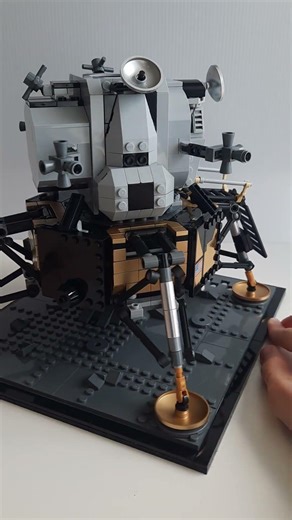 Lego Lunar lander upgrade. #lego #space #apollo11