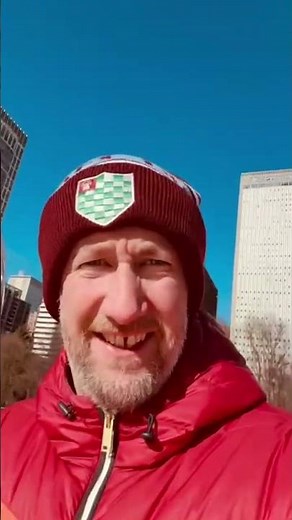 The little one has left us for a quick US Taskmaster tour with Greg Davies. Here they are in Chicago