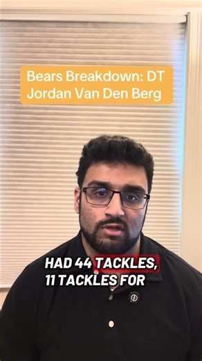 INSTANT REACTION: #Bears draft DT Jordan Van Den Berg