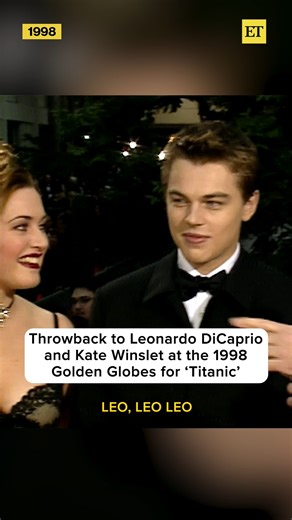 Nothing compares to Leonardo DiCaprio and Kate Winslet at the 1998 Golden Globes. 🥹 | Entertainment Tonight