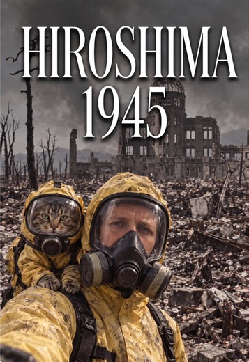 Viajei para Hiroshima no dia do ataque nuclear! 😱 #historia #guerra #guerramundial #historia