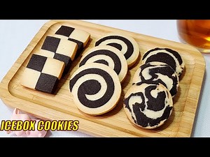 Simple Icebox Cookies Recipe ASMR [Subtitles] HNC Kitchen