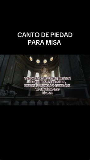 PIEDAD MISA. #piedad #misa #liturgiacatolica #corosparroquiales #coroscatolicos