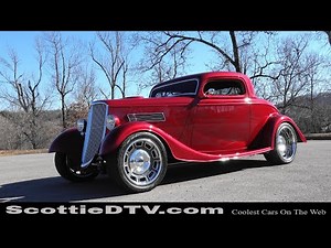 Customized 1933 Ford Street Rod With Supercharged Flathead V8 - Pro Auto Interiors By Steve Holcomb