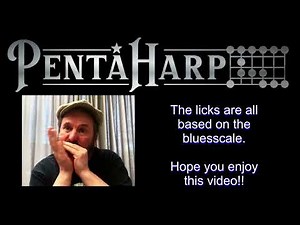 PentaHarp Harmonica in Am - More Blueslicks without bendings