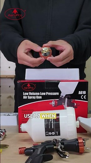 Air Spray Gun：1.3 vs 1.5 vs 1.7 —which nozzle should you use|AEROPRO A610