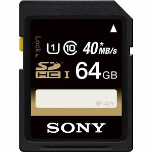 Sony 64GB SDHC/SDXC Class 10 Memory Card - $35