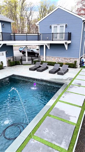 Thinking about a new pool? This one was dug out with our mini excavator and finished by the pros. Call the pros today! | Pro Pool Experts