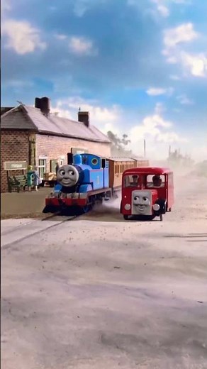 What if Thomas was filmed vertically? #thomasandfriends #thomasthetankengine #generativeai #ai
