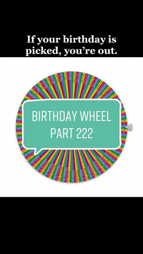 Birthday Wheel Part 222! 🎉🎈 There are only 9 May Birthdays left on the wheel! #birthdaywheel #birthday #birthdaymonth #fyp #randomwheel