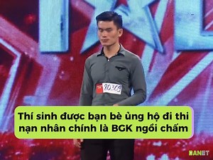 2.1M views · 10K reactions | Thí sinh được bạn bè ủng hộ đi thi nạn nhân chính là BGK ngồi chấm Chương trình Vietnam's Got Talent do BHD sản xuất tại Việt Nam theo format gốc Britain’s Got Talent #Danet #TimKiemTaiNang #TranThanh #BangKieu #HuyTuan #ThuyHanh #HoaiLinh #thanhloc | BHD Giải Trí Việt | Facebook