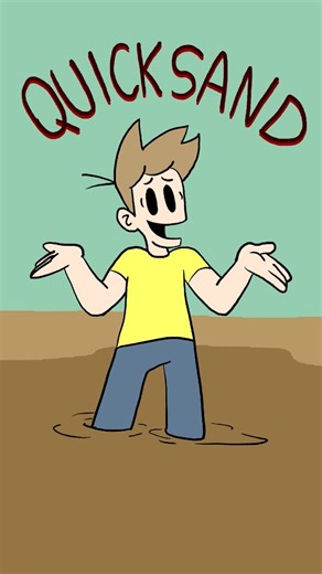 Bugs on Instagram: "Can You Survive Quicksand? #animation #comedy #storytime #quicksand #survive"
