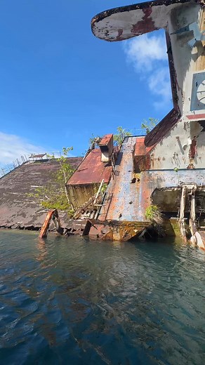 MS world discoverer was a cruise ship build in 1974 in Germany, initially named bewa discoverer. on april 30, 2000, the ship struck an uncharted reef in the solomon island. the ship becoming a tourist attraction as it continues to rust and decay. Captain Oliver Kruess safely evacuated all passengers before grounding the ship in roderick bay to prevent it from sinking. #followersシ゚ #viralreelsシ #OFW #SEAMAN #highlights | MrSea Limos