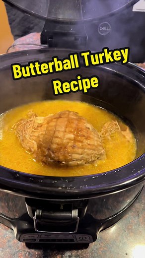 Butterball turkey recipe! Effortless slowcooker recipe. #butterballturkey #slowcooker #easyrecipe #foodtiktok #turkeyrecipe #thanksgiving #christmas #dinner