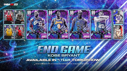NBA 2K23 End Game Kobe Bryant Pack: All available players featuring Tim Duncan and more