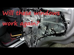 2001 Kia Sportage window repair