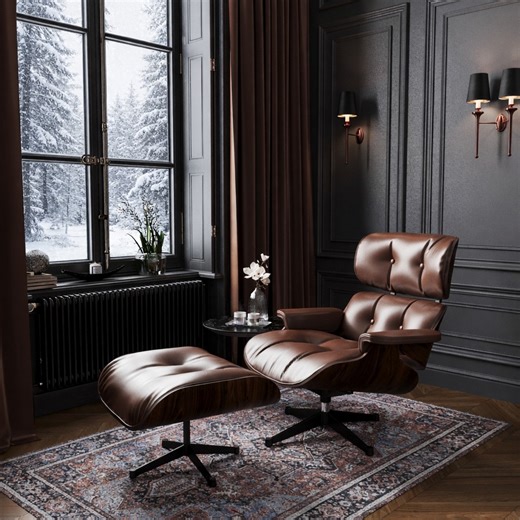 Vladyslav Petrov | Vitra Eames Lounge Chair with footstool 3d model The model was originally modeled in 3ds Max 2018 and rendered with V-Ray. Renders have no... | Instagram