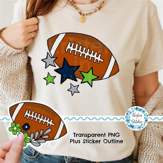 Football Team Graphics, Transparent PNG, UV DTF Sublimation Crafts, Printable Stickers Shirt Transfers, Seahawks Colors Lime Green Navy Blue - Etsy