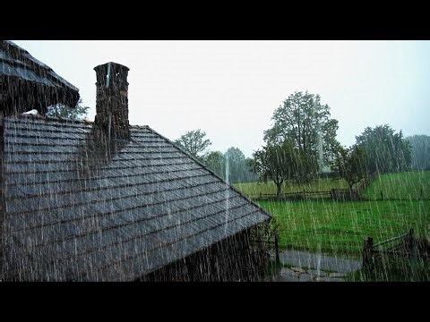 ⚡ Heavy Rain and Thunderstorm at Night | Rainy Mood Sounds for Deep Sleep & Stress Relief